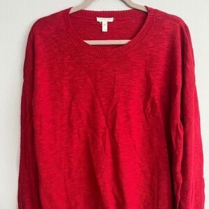 Eileen Fisher sweater size L Red